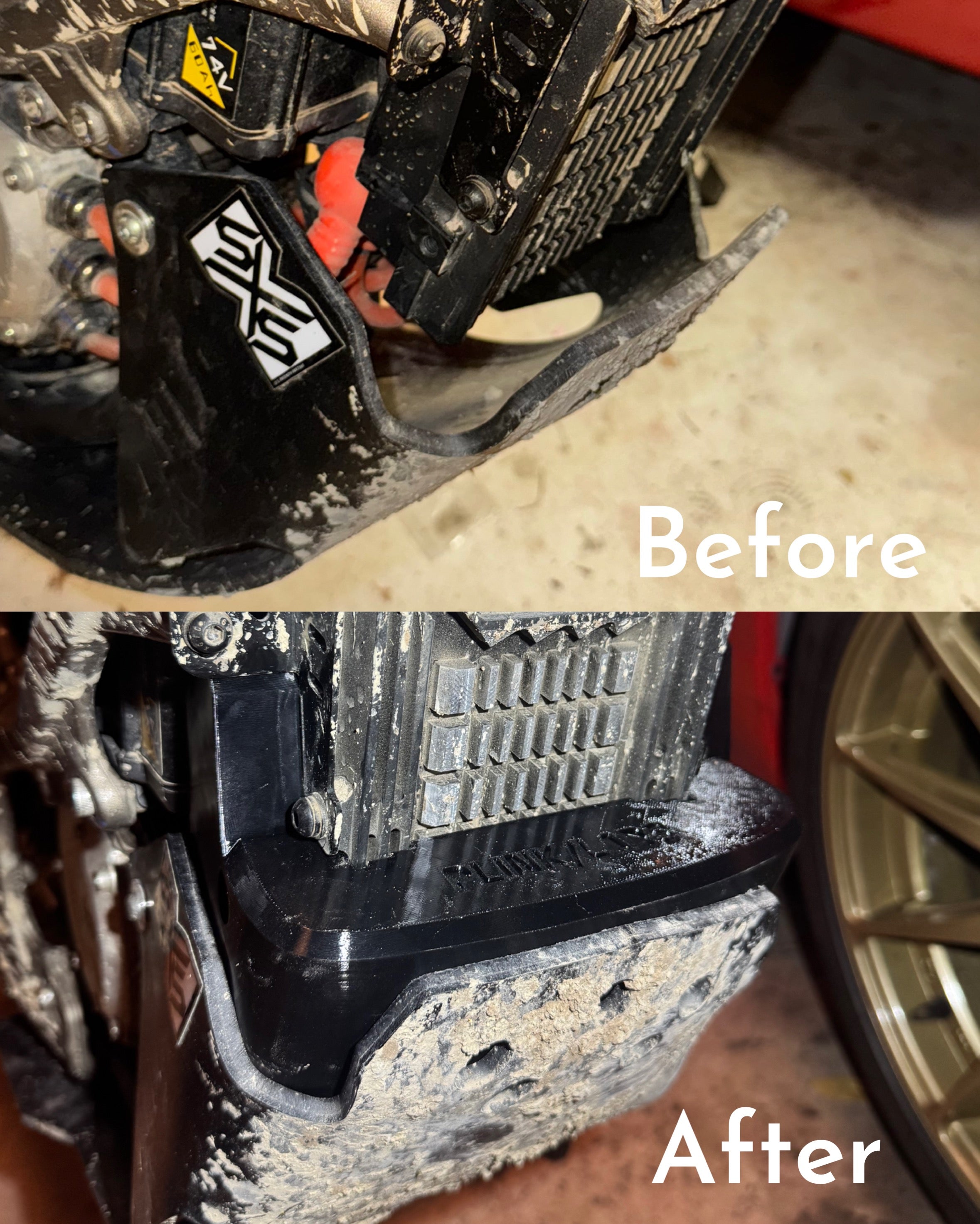 Surron Ultra Bee AXON / SXS Skid plate mud deflector