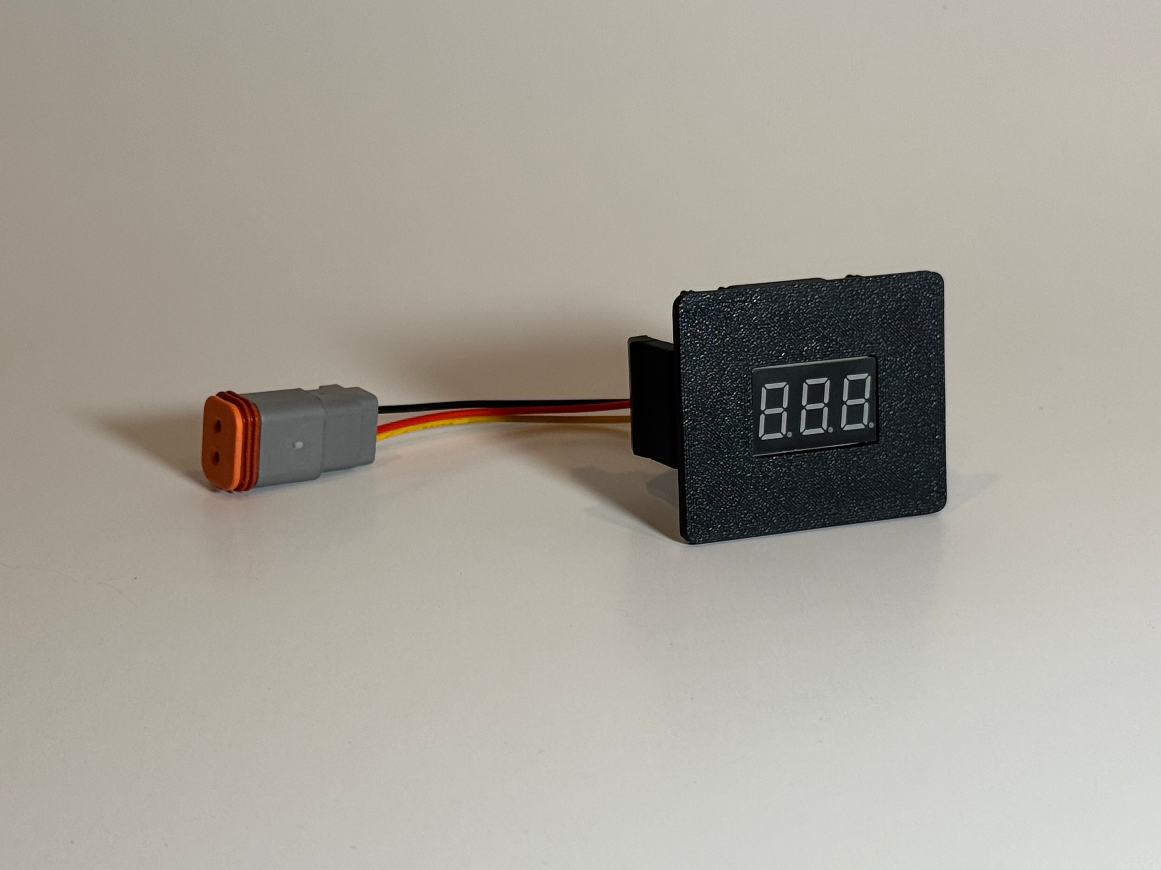 240SX S13 Coin Tray Voltage Display